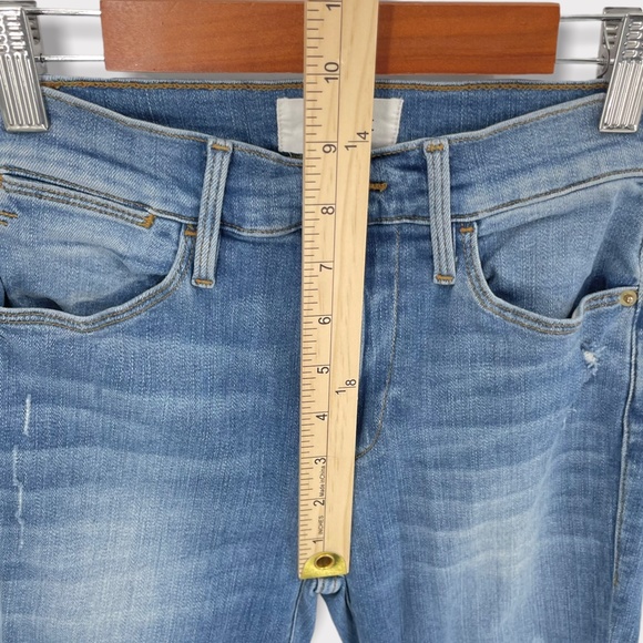 FRAME Le High Skinny Fanning Rips Jeans - Picture 5 of 8